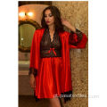 Hot Sale Night Wear Vestido Poli Satin